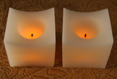 Mini Square Votives 2 Inch Set of 2