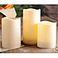 Outdoor Flameless Candles Set of 3 with Programmable Timer