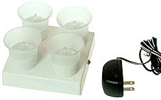Rechargeable Flameless Votive Set of 4