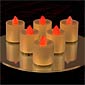 Red Flameless 2 Inch Tea Light - Set of 6