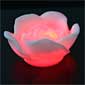 Floating Rose Lights Up In Water Changes Colors