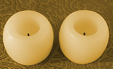 Mini Hurricane Votives 2 Inch Set of 2