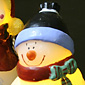Flameless Snow Family - Set Of 3 Candles