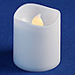 Single Tea Light with Melted Look - Amber Flame