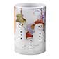 Snow Family Candle with Holiday Carols