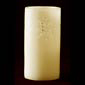 Flameless Snowflake Candle Champagne