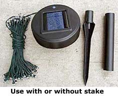 Solar Light Strand With 50 LED Bulbs