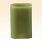 Flameless Candle 4 Inch Square Spiced Pear Color Changing