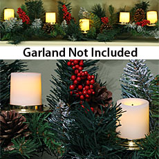 Flameless String Of Candles With Timer
