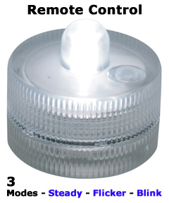 Sumix 1F Remote Control Tealight - Bright White - Steady or Flicker