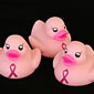 Pinky Breast  Cancer Awareness Duck (Set of 3)