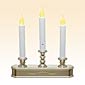 Traditional Pewter Three Tier Flamless Candle