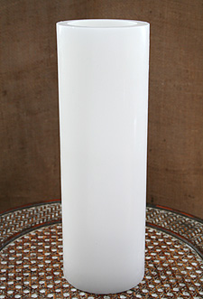 Flameless White 4x12 Unscented Candle with Timer