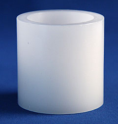 Flameless White Unscented Wax Votive - 2 x 2