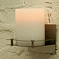 Brushed Nickel Wall Mount Flameless Candle Holder