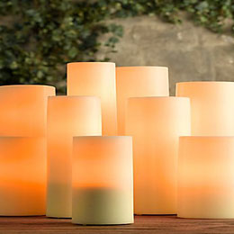 real wax flameless candle