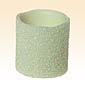 White Sparkle Flameless Unscented 3 x 3 Pillar Candle