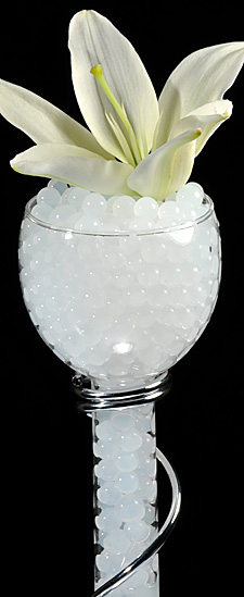 White  Water Beads - Events - Floral - Wedding Planners