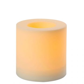 White Outdoor Candle Impressions 6 X 9, Flameless Outdoor Candles With Timer