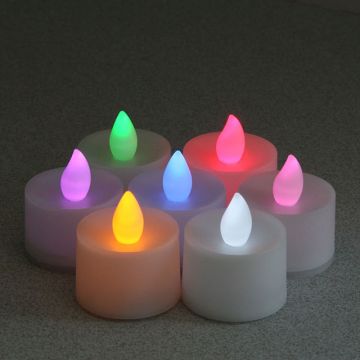 Color Changing Flameless LED Tea Lights Set Of 12