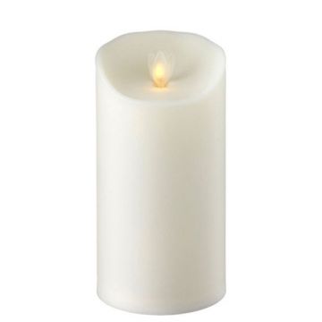 Flameless Colored Resin Pillar Candle