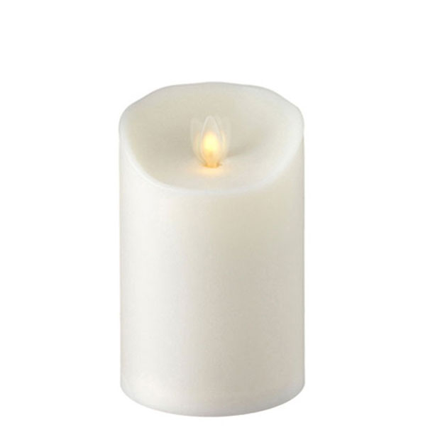 Flamelesscandles Moving Flame Outdoor Ivory Resin Flameless 5 Inch