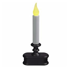 Flameless Battery  Window Candle  -  Aged Bronze