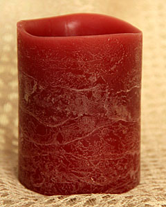 Flameless 3 x 4 Distressed Moroccan Spice Scented Candle
